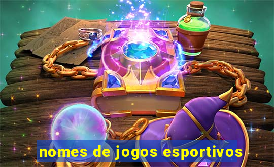 nomes de jogos esportivos